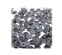 Boutons pression en plastique réutilisables boutons pressions T8 pour accessoires de vêtements de bricolage gris 100 pièces excellente qualité et populaire