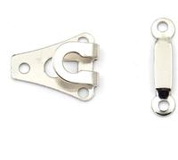 Boutons-pression, grands boutons-pression for manteau, attaches for vêtements, boutons à coudre, 10 ensembles de fermetures à crochets et à œillets en laiton à coudre for pantalons, jupes, robes, bout