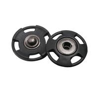 Boutons-Pression Invisibles, 25 Mm (10 Pièces) Le Noir