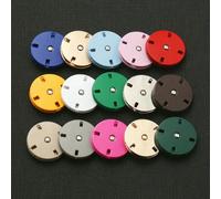 Boutons pression invisibles en métal noir et argenté, bouton rond, boucle dissimulée pour vêtements, couture, accessoires de couture - Mix-20L 12,5 mm, 5 pièces