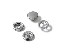 Boutons Pression Jersey Calotte 10mm Argent X20