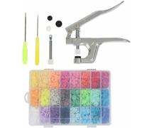 Boutons-Pression Kam 12,4 Mm - 24 Couleurs, 360 Jeux, Compatibles Avec T3, T5, T8, Avec Pinces Portables