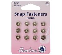 Boutons pression n°9 nickelés X12