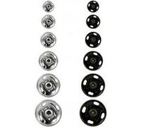 Boutons pression n°9 noirs X 12 - Distrifil(...) - 9 Noir G
