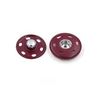 Boutons-pression pour tissu, Boutons-pression, 10 jeux de boutons métalliques à coudre 8 30 mm, for vêtements, sacs main et autres articles loisirs créatifs(Wine Red,23mm)
