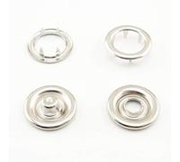 Boutons pression pression en cuivre pour couture en cuir 20mm nickel 20 pièces par lot H123
