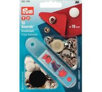 Boutons Pression - PRYM - Anorak - Blanc - 15mm - x10