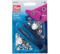 Prym Boutons pression Jersey laiton 8 mm argent