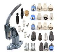 Boutons-pression Rivet Œillet Griffe Bouton-pression Fermeture Bouton Auto-Recouvert Tissu Machine à Presse Manuelle Ensemble