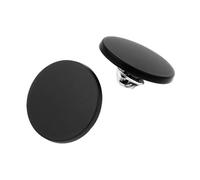 Boutons-pression ronds en alliage pour vestes, attaches réglables sans couture, argent, or, noir(Style06,2pcs 28mm)