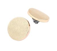 Boutons-pression ronds en alliage pour vestes, attaches réglables sans couture, argent, or, noir(Style08,2pcs 21mm)
