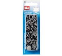 Boutons pression sans couture « Color Snaps » Rond 12,4mm - Prym - certifié Oeko-Tex(...) - Gris Fonce Gris Fonce