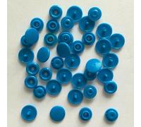 Boutons pression T5 en gros pour vêtements, attaches à pression pour vêtements, utilisées pour les couches, bavoirs, sacs, dossiers, 24 couleurs - hu lan-100set