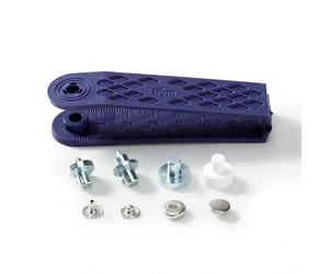 Boutons pressions Mini 8 mm argenté 10 pcs - Prym 390360