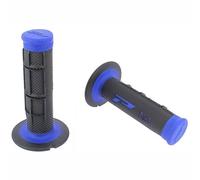 REVETEMENT POIGNEE PROGRIP OFF ROAD 791 DOUBLE DENSITE BASE BLANC-NOIR 115mm (PAIRE) (CROSS-MX)