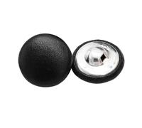 Boutons Recouverts De Cuir Avec Tige, 11/15/20/25/30Mm, 10 Pièces, Pour Vêtements, Manteau, Coupe-Vent, Bouton De Canapé, Noir, 20mm 10pcs