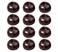 Boutons Recouverts de Cuir,Lot de 12 Boutons de Couture en Cuir Écaille de Tortue de 25 Mm pour la Confection D'accessoires de Vêtements,Costumes,Manteaux,Robes et Autres Créations DIY