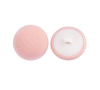 Boutons recouverts de tissu, 30 boutons de pied haut recouverts tissu champignon multicolore 10-25mm(Light Pink,12.5MM)