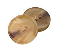 Boutons Résine Ronds Beige Trench Coat Boutons Accessoires Couture Décoratifs, Couleur 22, 25mm 10pièces