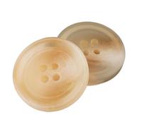 Boutons Résine Ronds Beige Trench Coat Boutons Accessoires Couture Décoratifs, Couleur 30, 23mm 10pièces