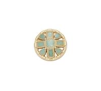 Boutons RéTro Boutons métalliques émaillés rétro, 5 pièces, for couture, veste, Scrapbooking, Blazer, pulls, artisanat, vêtements de travail manuel, couvre-chef, 18mm(Color 5)