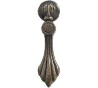 Boutons rétro ， poignées en laiton ， Poignée et boutons de porte d'armoire Paquet de 6 boutons de porte d'armoire en bronze vert à trou unique Poignée rétro Bouton en alliage de zinc Bouton de porte C