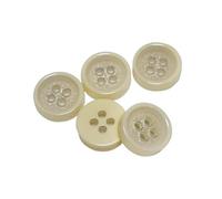 Boutons ronds à quatre œillets en résine 11,5 mm