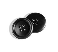 Boutons ronds en résine à 4 trous de rechange pour vêtements, manteaux, pulls, costumes