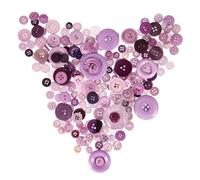 Boutons Ronds en Résine Colorés pour Garçon et Filles, 1 Set
