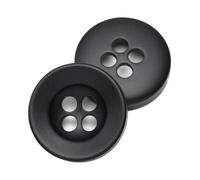 Boutons ronds noirs pour vêtements de 15 à 37mm, Couleur 17, 37mm 8 pièces