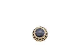 Boutons Strass Pour Femme Boutons en métal doré vintage 18/20/25 mm for femme, costume, manteau, couture, pull, robe, style palais, vêtements, décoration de(Black,28L 18.0 MM 1pcs)