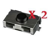 Boutons switch - TOPALLI - 206/307/406 - Lot 2 - Pour clé plip - Compatibles Citroën C1/C2/C3/C4