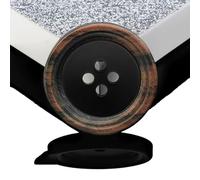 Boutons Vintage Resin Imitation Horn Black Large Buttons For Clothing Sweater Suit Coat DIY Scrapbooking Sewing Accessories(19,10pcs 20mm)