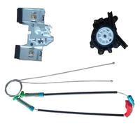 Boutons vitres voiture Pour VW Pour Golf 3 MK3 1991-1998 Porte Arrière Gauche Ou Droite Référence 1H4839461 Avec Vis De Connexion À Manivelle Kit Réparation Lève-vitre(Rear Left)