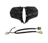 Boutons Volant Multifonctions Pour KIA Pour RIO K2 2011 2012 2013-2016 Voiture Réponse Multimédia Audio Bouton Réglage Multifonction Volant Régulateur Vitesse Commutateur(Le noir)