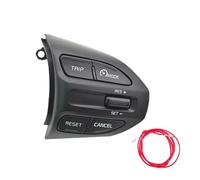 Boutons Volant Pour Kia Pour RIO Pour K2 Pour Picanto 2017 2018 Pour Ligne X Volume Téléphone Interrupteur Régulateur Vitesse À Distance RH Boutons Interrupteur Commande Volant(K2-E-Red line)