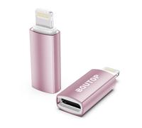 BOUTOP 2 Paquet Adaptateur USB C vers Lightning Certifié Apple MFi pour Charge Rapide 27W (Pas pour la Synchronisation des Données) Compatible avec iPhone, iPad sélectionné, iPod- [Rose]