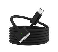 BOUTOP magnétique 3 câbles USB C vers magnétique 3 140 W Câble de charge compatible avec MacBook Pro 2023 (M2,14/16") / 2021 (M1), MacBook Air 2025/2024 (M4/M3,13/15") / M2 en nylon tressé 2 m/noir