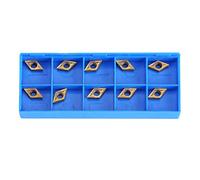 Bouts De Carbure De Commande Numérique Par Ordinateur, Outil De Rotation De Tour De Coupeur De Carbure De Commande Numérique Par Ordinateur De Forme De Diamant De 10Pcs Avec La Boîte