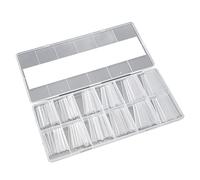 Bouts D'ongles Carrés Coniques 240 PCS No C Curve Gel Tips Extra Long Square Straight Nails Full Fake Nail Tips for Acrylic Nail Tips for Home DIY with Box