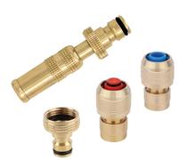 Boutté 0802890 2-KIT_RAPIDE15 Kit d'arrosage Complet laiton lance automatique tuyau ø 15