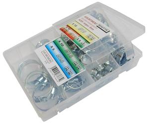 Boutté 0876839 BOITE CS Assortiment de 40 Colliers acier largeur 8 mm