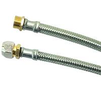 Boutté 1130275 FM1021 Flexible sanitaire mâle 15 x 21 bicone tube ø 10 longueur 300 mm DN8