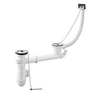 Boutté 1181284 V7885 Vidage évier grès complet 2 Bacs ø 60