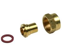 Boutté 1183776 GZR15012 Raccord gaz butane-propane femelle 20 x 150 à braser cuivre ø 12 2 pièces