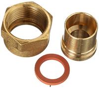 Boutté 1183783 GZR15014 Raccord gaz butane-propane femelle 20 x 150 à braser cuivre ø 14 2 pièces