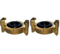 Boutté 2103285 PB Bouchon Express laiton (Lot de 2)