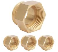 Boutté 2111471 Mamelon laiton égal mâle-femelle 15x21 (Lot de 4)