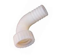 Boutté 2157233 EACP41 Embout polyamide coudé femelle 26 x 34 tuyau ø 25 Blanc