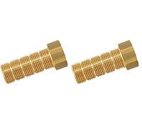 Boutté 2158261 Mamelon laiton égal mâle-femelle 12x17 Longueur 38 mm (Lot de 2)
